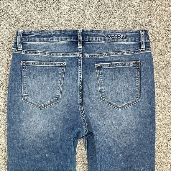 Vigoss Marley Super Skinny Distressed Blue Denim Jeans Womens Size 29 Stretch - Picture 11 of 12